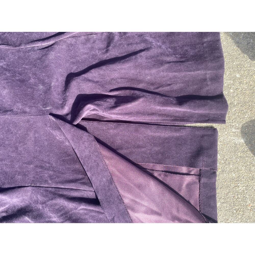 Vintage Fashion Bug women size 8 purple eggplant romantic blazer - Picture 5 of 5